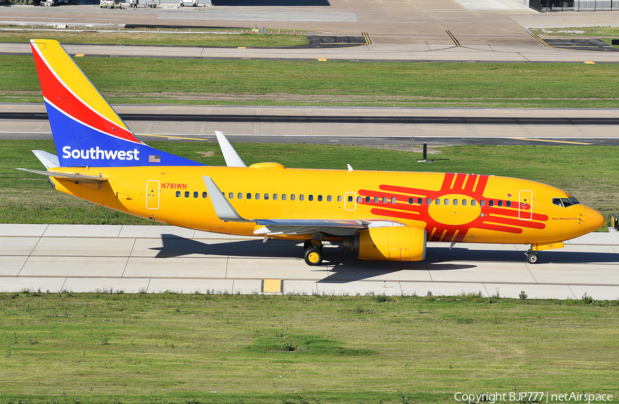 Southwest Airlines Boeing 737-7H4 (N781WN) | Photo 446377