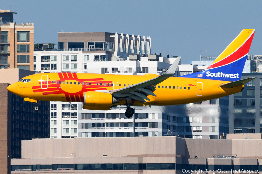 Southwest Airlines Boeing 737-7H4 (N781WN) | Photo 521430