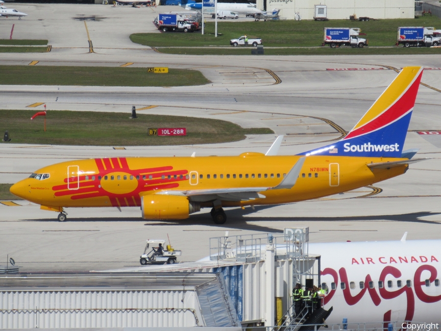 Southwest Airlines Boeing 737-7H4 (N781WN) | Photo 309806