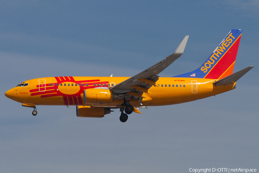 Southwest Airlines Boeing 737-7H4 (N781WN) | Photo 185086