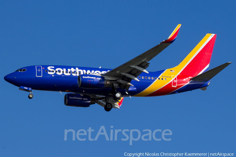 Southwest Airlines Boeing 737-76N (N7822A) | Photo 158749