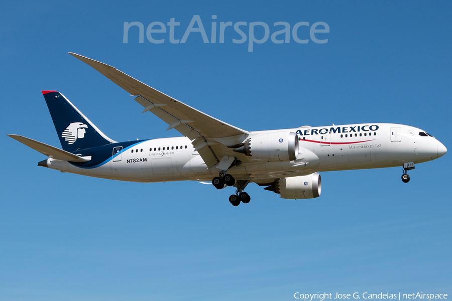 AeroMexico Boeing 787-8 Dreamliner (N782AM) | Photo 125387