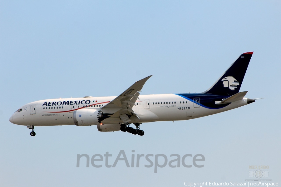 AeroMexico Boeing 787-8 Dreamliner (N782AM) | Photo 232294