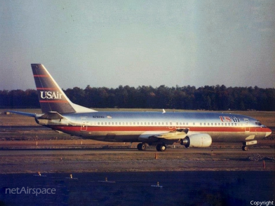 USAir Boeing 737-4B7 (N782AU) | Photo 512894