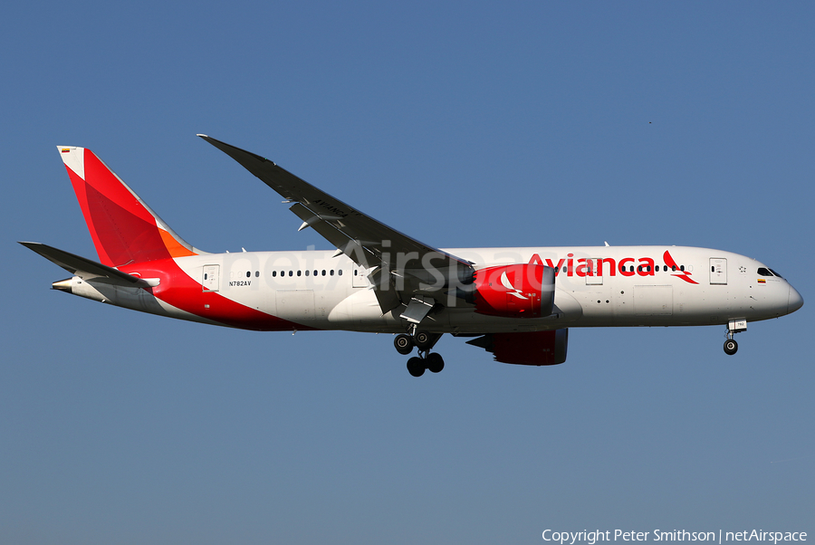Avianca Boeing 787-8 Dreamliner (N782AV) | Photo 268665