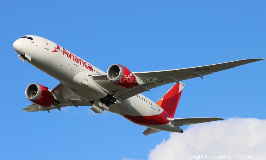 Avianca Boeing 787-8 Dreamliner (N782AV) | Photo 483240