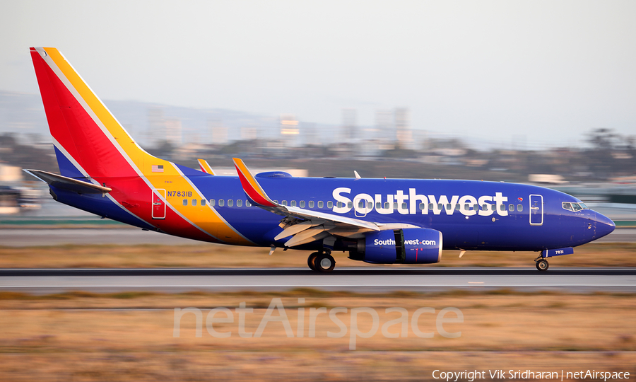 Southwest Airlines Boeing 737-7CT (N7831B) | Photo 241658