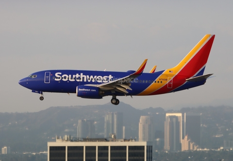 Southwest Airlines Boeing 737-7CT (N7831B) at  Los Angeles - International, United States