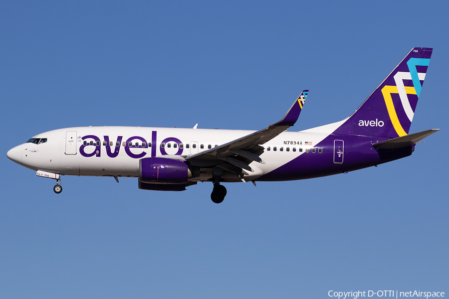 Avelo Airlines Boeing 737-752 (N7834A) | Photo 553009