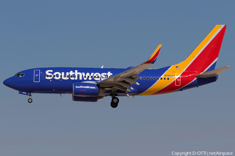 Southwest Airlines Boeing 737-752 (N7834A) | Photo 201382