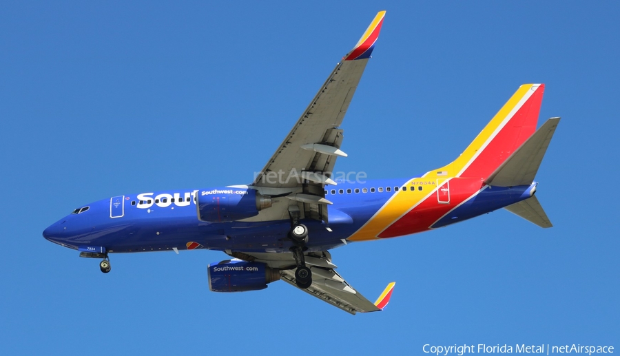 Southwest Airlines Boeing 737-752 (N7834A) | Photo 355589
