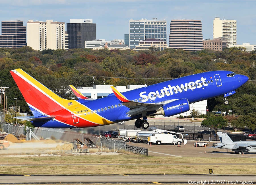 Southwest Airlines Boeing 737-7L9 (N7836A) | Photo 280970
