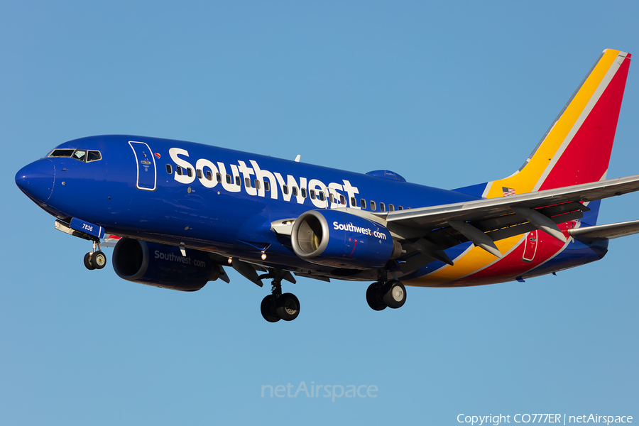 Southwest Airlines Boeing 737-7L9 (N7836A) | Photo 289651