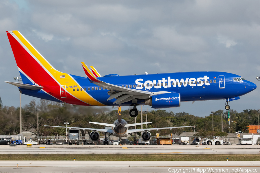 Southwest Airlines Boeing 737-7L9 (N7836A) | Photo 241380