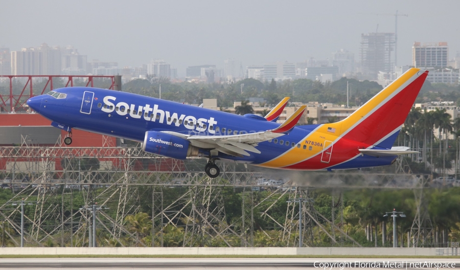 Southwest Airlines Boeing 737-7L9 (N7836A) | Photo 355592