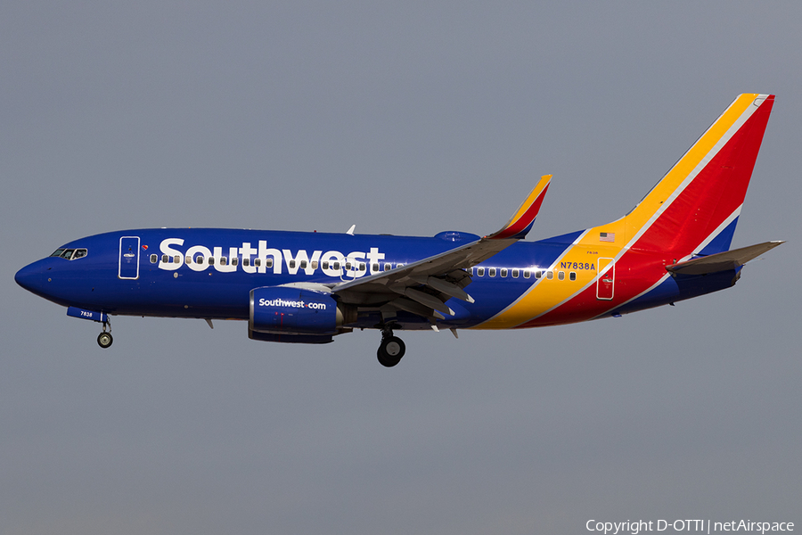 Southwest Airlines Boeing 737-73V (N7838A) | Photo 137679
