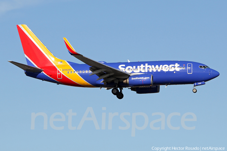 Southwest Airlines Boeing 737-73V (N7838A) | Photo 199586