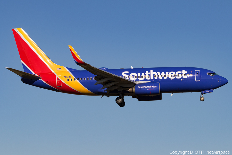 Southwest Airlines Boeing 737-73V (N7838A) | Photo 180268