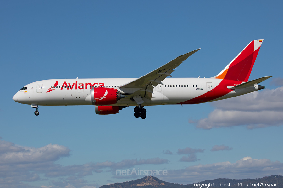 Avianca Boeing 787-8 Dreamliner (N783AV) | Photo 150019