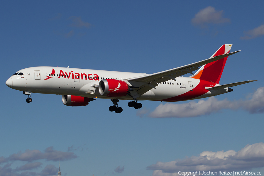 Avianca Boeing 787-8 Dreamliner (N783AV) | Photo 150756