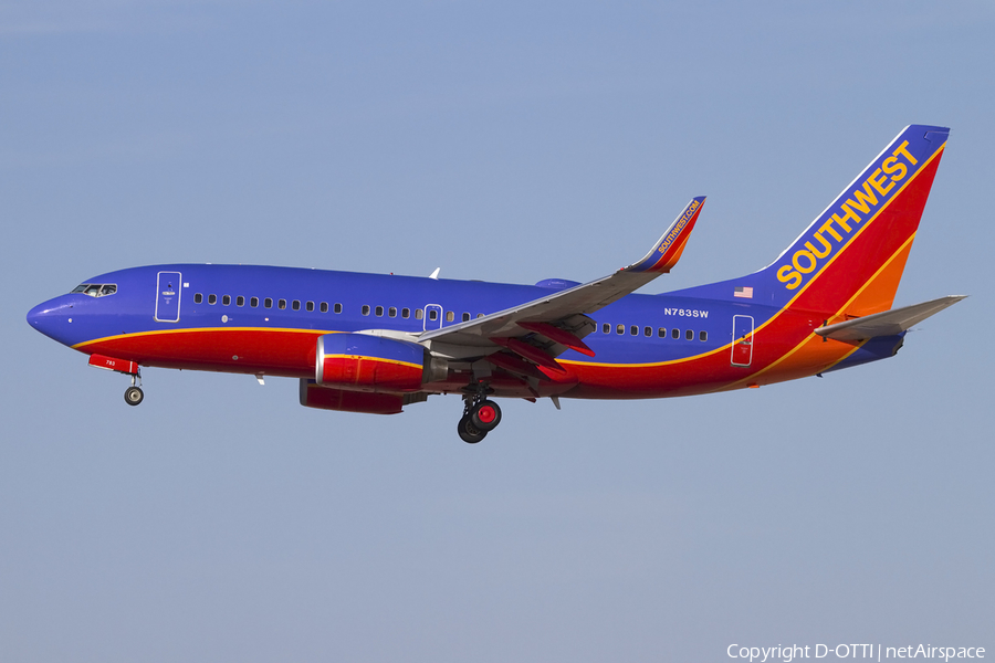 Southwest Airlines Boeing 737-7H4 (N783SW) | Photo 425032