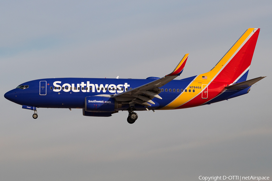 Southwest Airlines Boeing 737-76N (N7846A) | Photo 137536