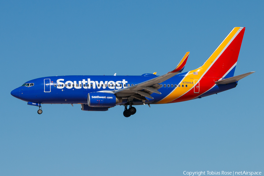 Southwest Airlines Boeing 737-76N (N7846A) | Photo 298348