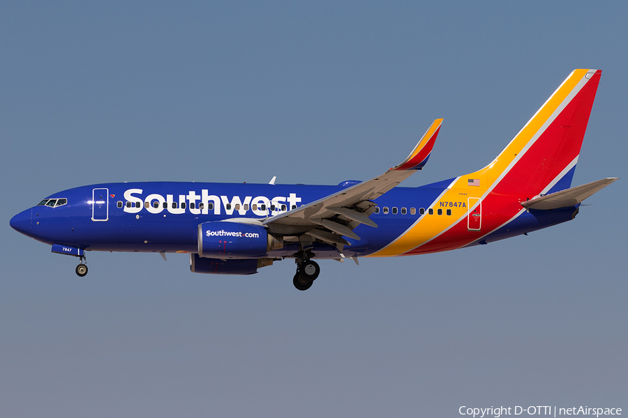 Southwest Airlines Boeing 737-752 (N7847A) | Photo 201418