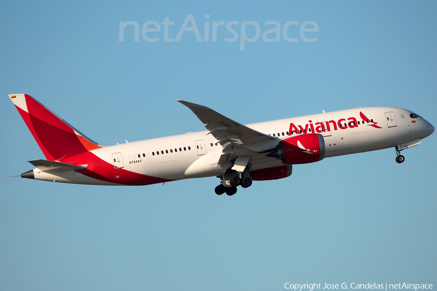Avianca Boeing 787-8 Dreamliner (N784AV) | Photo 108436