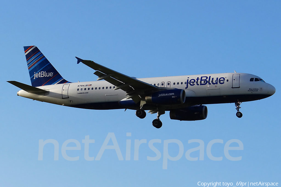 JetBlue Airways Airbus A320-232 (N784JB) | Photo 69366
