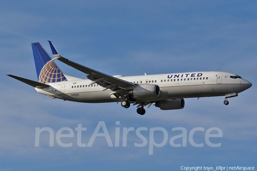 United Airlines Boeing 737-824 (N78501) | Photo 68101