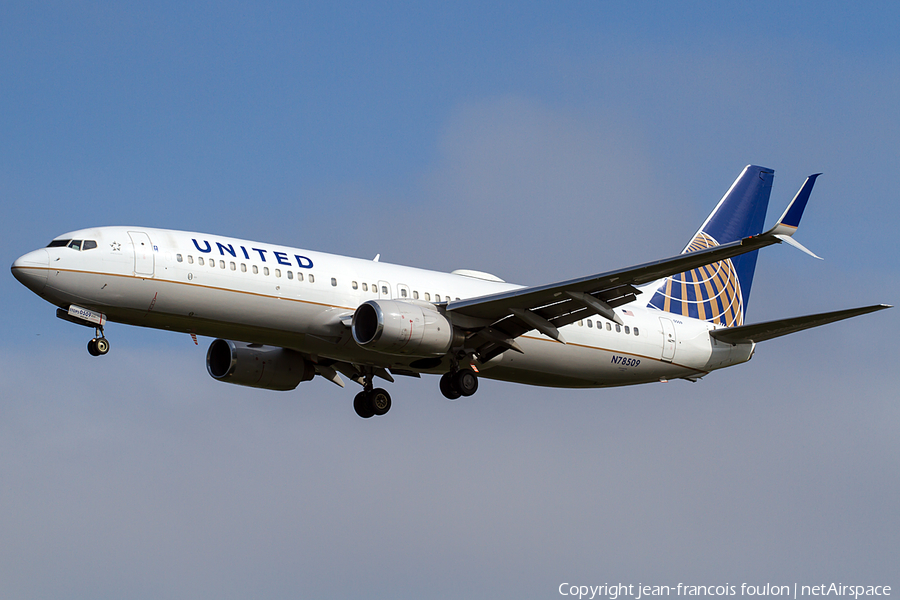 United Airlines Boeing 737-824 (N78509) | Photo 66375