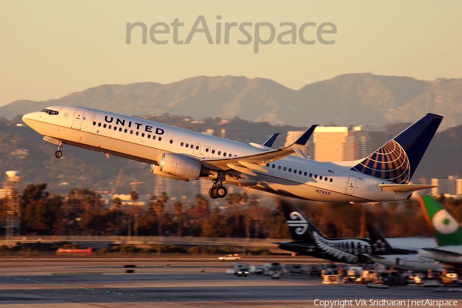 United Airlines Boeing 737-824 (N78511) | Photo 92178