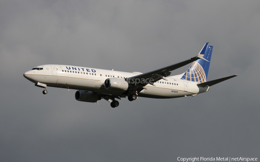 United Airlines Boeing 737-824 (N78511) | Photo 406961