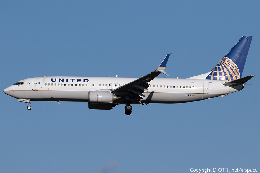 United Airlines Boeing 737-824 (N78540) | Photo 525160