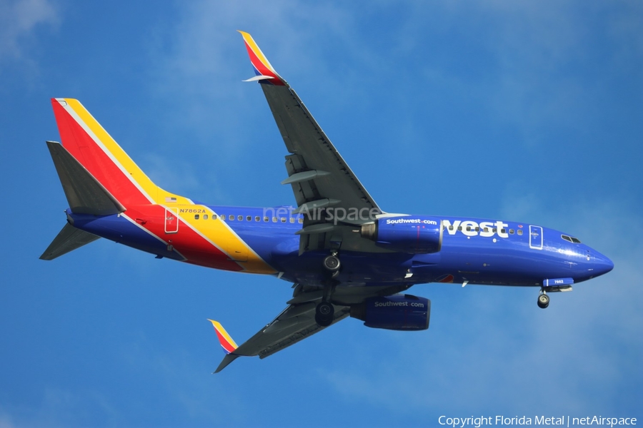 Southwest Airlines Boeing 737-79P (N7862A) | Photo 679026