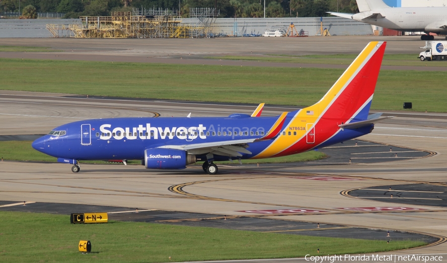Southwest Airlines Boeing 737-7Q8 (N7863A) | Photo 358558