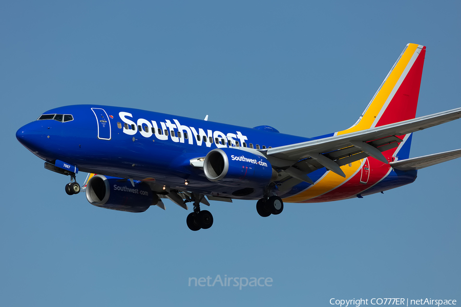 Southwest Airlines Boeing 737-7Q8 (N7867A) | Photo 242906