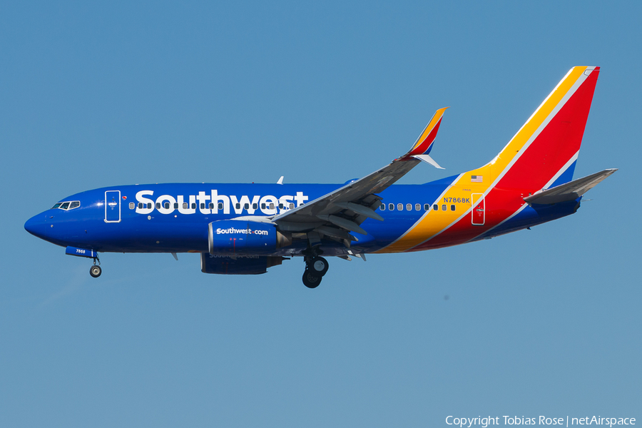 Southwest Airlines Boeing 737-79P (N7868K) | Photo 300122
