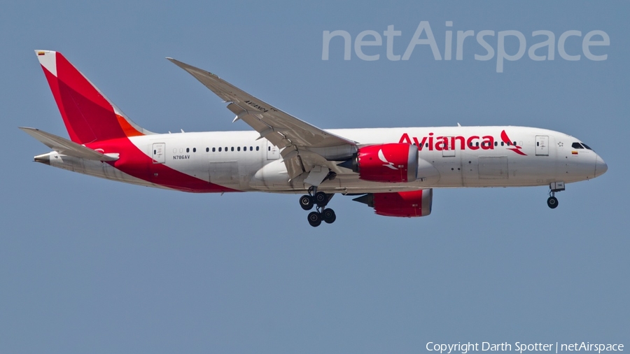 Avianca Boeing 787-8 Dreamliner (N786AV) | Photo 180792