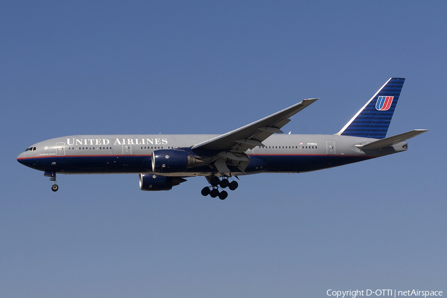 United Airlines Boeing 777-222(ER) (N786UA) | Photo 278869
