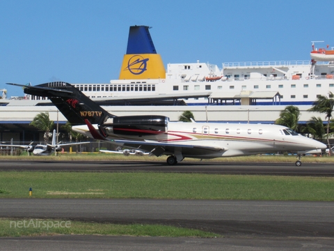 (Private) Cessna 750 Citation X (N787TH) at  San Juan - Fernando Luis Ribas Dominicci (Isla Grande), Puerto Rico