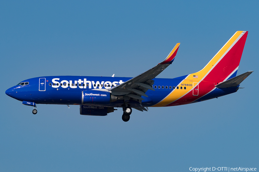 Southwest Airlines Boeing 737-7K5 (N7880D) | Photo 144152