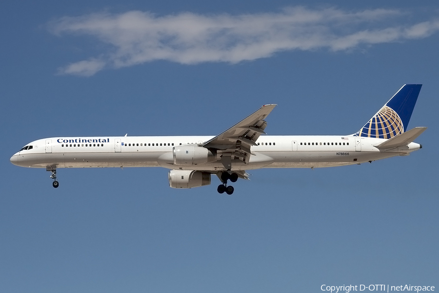 Continental Airlines Boeing 757-33N (N78866) | Photo 178536