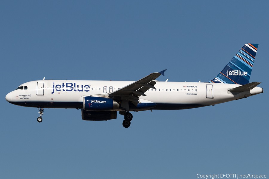 JetBlue Airways Airbus A320-232 (N789JB) | Photo 144968