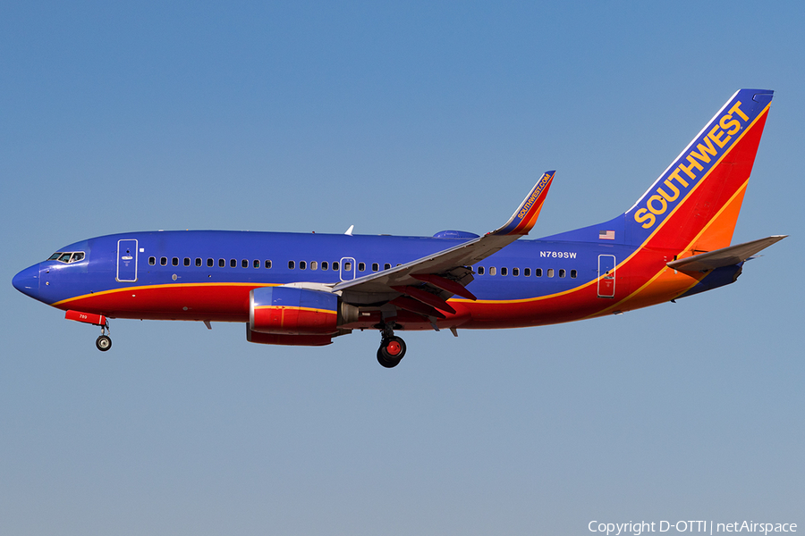 Southwest Airlines Boeing 737-7H4 (N789SW) | Photo 139139