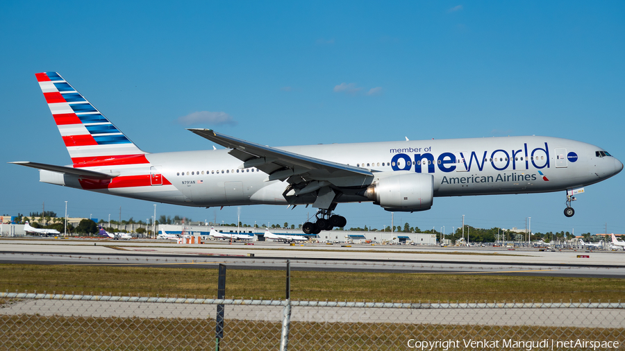 American Airlines Boeing 777-223(ER) (N791AN) | Photo 154033