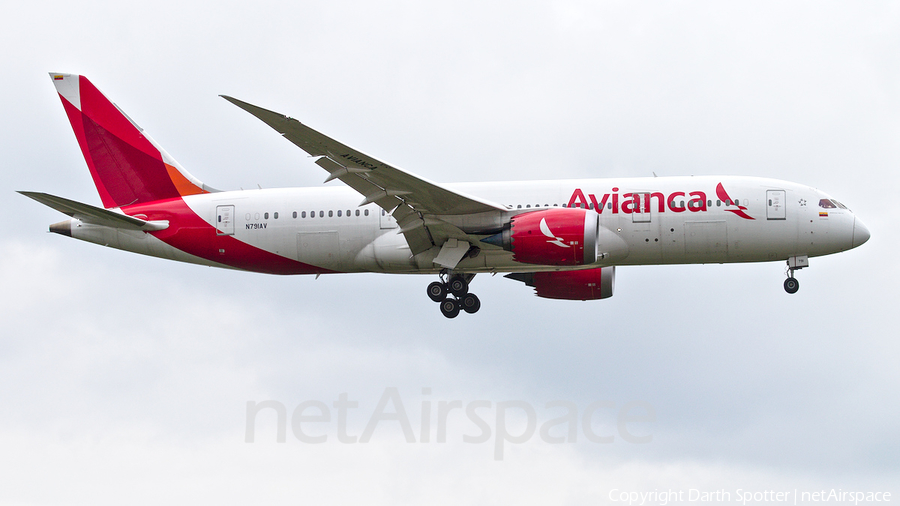 Avianca Boeing 787-8 Dreamliner (N791AV) | Photo 267137