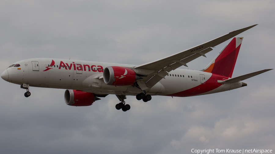 Avianca Boeing 787-8 Dreamliner (N791AV) | Photo 328163