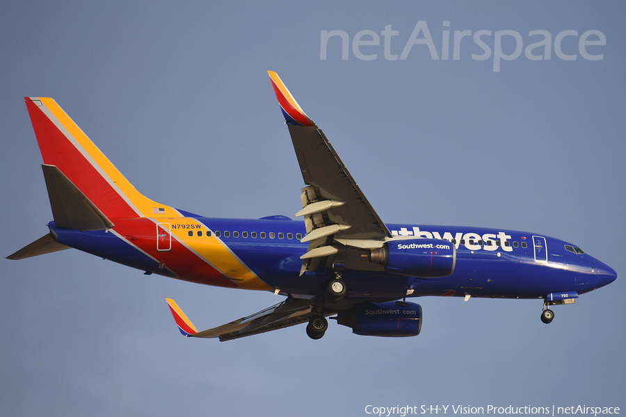 Southwest Airlines Boeing 737-7H4 (N792SW) | Photo 135080